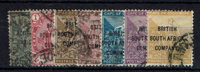 Image of Rhodesia SG 58/64 G/FU British Commonwealth Stamp
